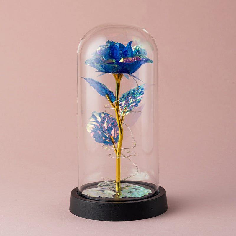 Forever Rose Dome™| Premium Artificial Rose in Glass With LED Lights