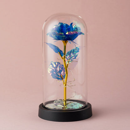 Forever Rose Dome™| Premium Artificial Rose in Glass With LED Lights